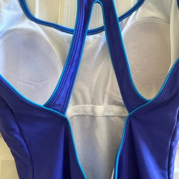 Speedo Royal Blue Women’s One Piece Swimsuit NWOT - Picture 3 of 5